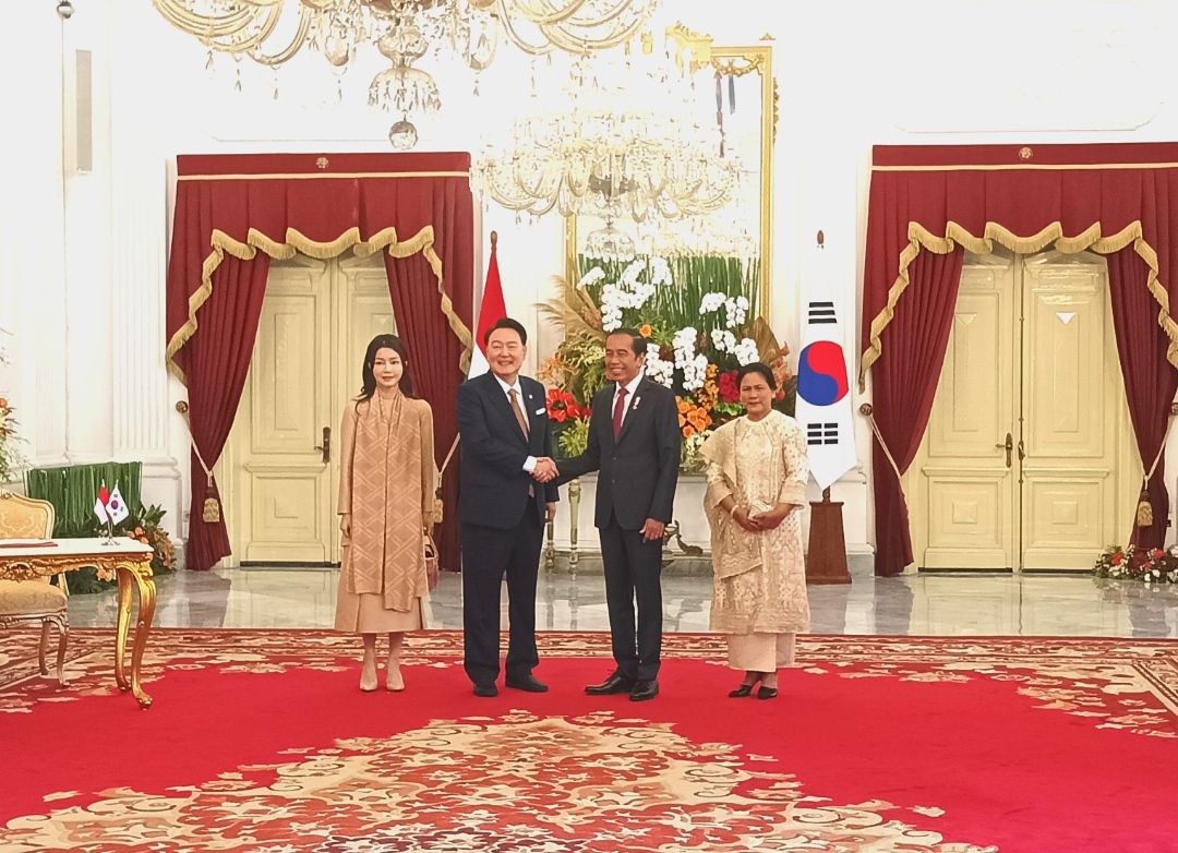 Jokowi Bahas Ekosistem EV Bareng Presiden Korea