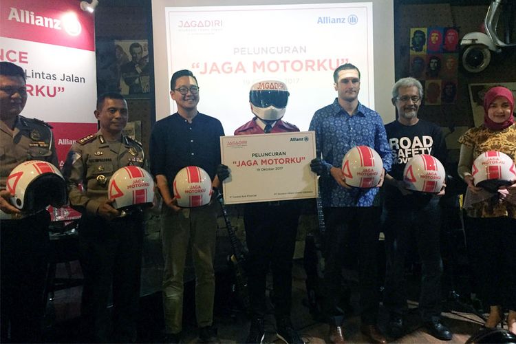 Asuransi jiwa dan motor Jaga Motorku meluncur di Jakarta, Kamis (19/10/2017).