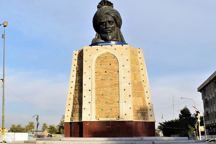 Monumen Khalifah Abu Jafar Al-Mansur di Distrik Mansur, Bagdad, Irak.