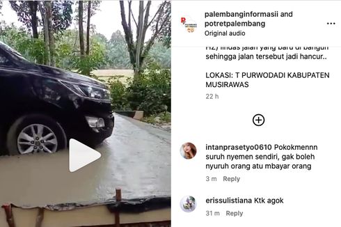Soal Kadispora Terobos Jalan Baru Dicor, Wali Kota Lubuklinggau Beri Sanksi Teguran