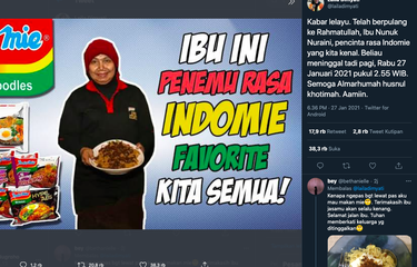 Nunuk Nuraini peracik bumbu Indomie