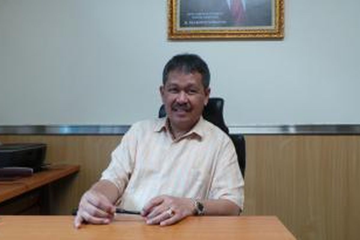 Anggota Komisi D dan Banggar DPRD DKI Jakarta dari Fraksi Partai Gerindra, Prabowo Soenirman, saat ditemui di ruang kerjanya di Gedung DPRD DKI Jakarta. 