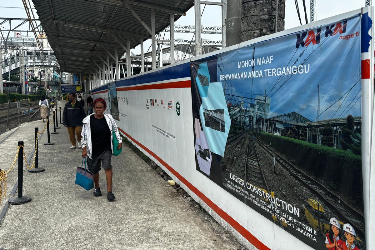 KAI Percepat Pengembangan Peron Stasiun Bogor untuk KRL 12 Rangkaian