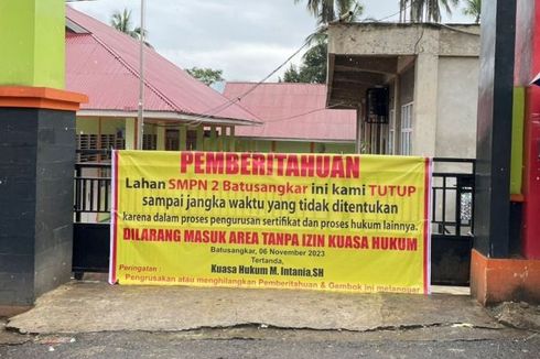 Buntut Sengketa Lahan, 4 Siswa SMP di Tanah Datar Dilarikan ke RS Usai Paksa Masuk Gedung Sekolah