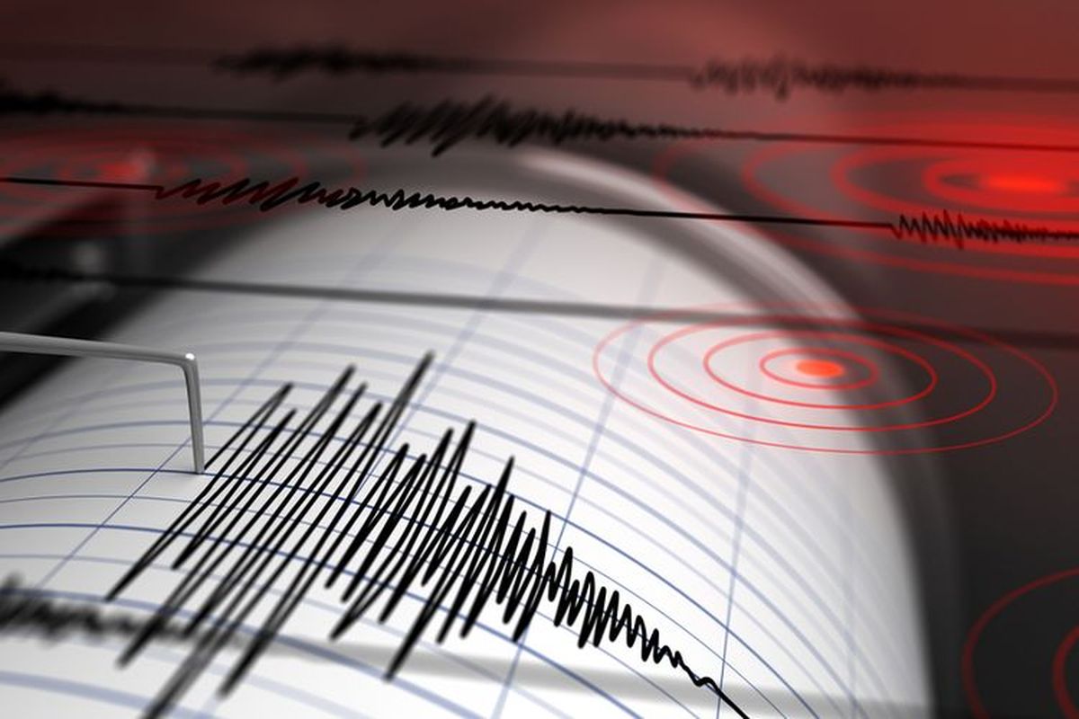 Ilustrasi gempa. 