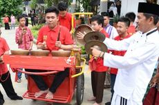 Tambur Barongsai dan Gamelan Jawa pada Perayaan Imlek di Purwakarta 