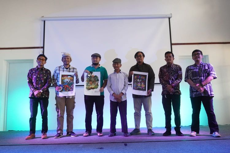 Peluncuran Museum Virtual Ahmad Tohari di Hetero Space Purwokerto, Kabupaten Banyumas. Jawa Tengah, Jumat (15/9/2023).