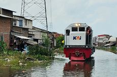 Terdampak Banjir, KA Pandalungan Kembali Terlambat 3 Jam ke Stasiun Jember