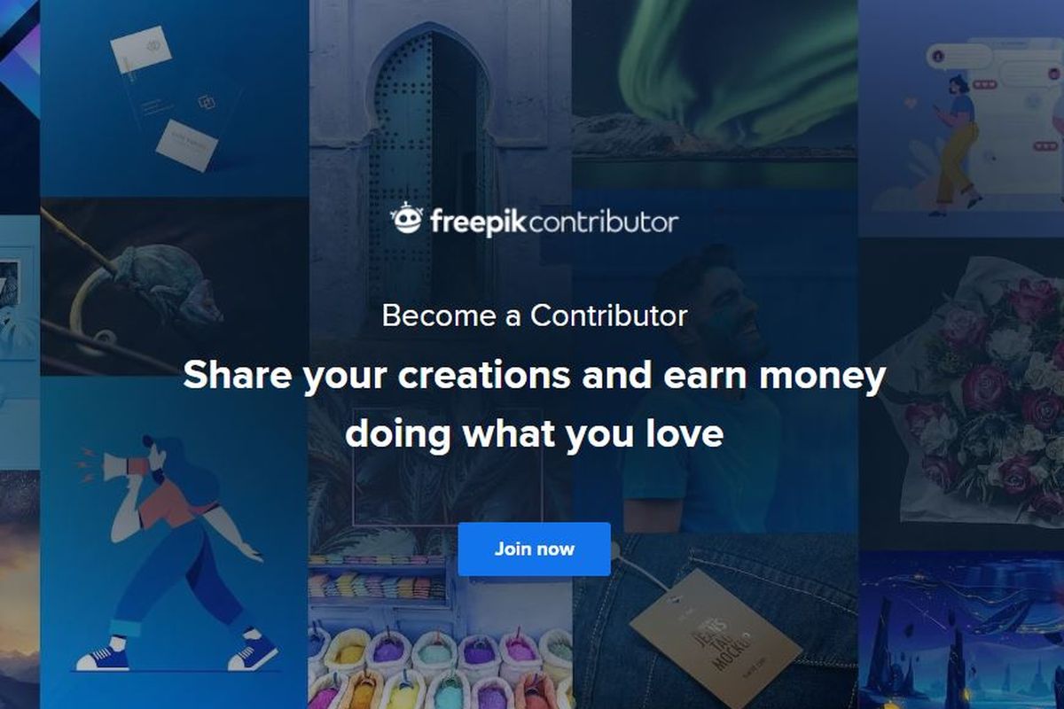 Cara menjadi kontributor freepik