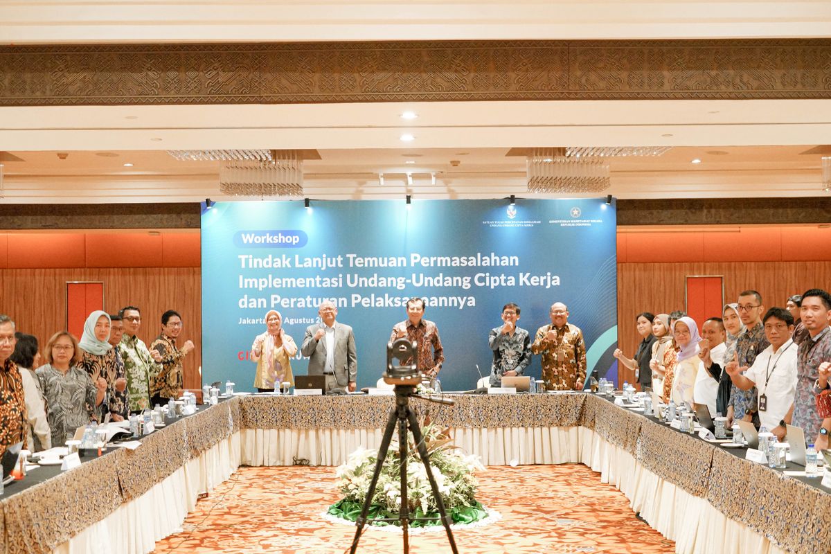 Implementasi UUCK Belum Optimal, Satgas UU Cipta Kerja Tindak Lanjuti ...