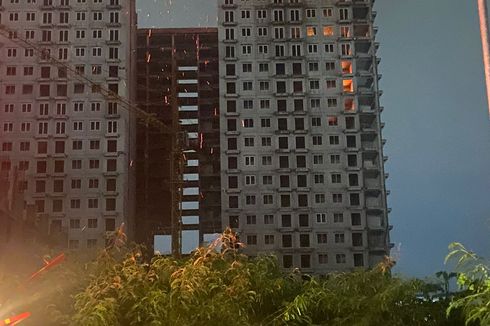 Kebakaran Konstruksi Gedung di Duri Kosambi, Api Merambat dari Lantai 13 hingga 23