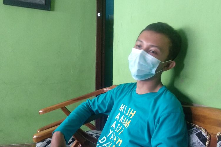 Teno saat ditemui di rumahnya Kecamatan Danurejan, Kota Yogyakarta Minggu (2/12/2022)