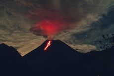 Gunung Merapi Keluarkan 4 Kali Awan Panas dan 190 Guguran Lava dalam Sepekan Terakhir