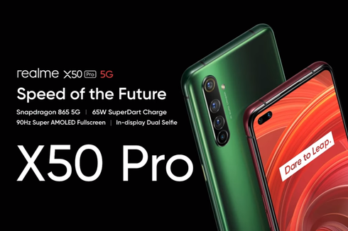 Spesifikasi Lengkap dan Harga Realme X50 Pro di Indonesia