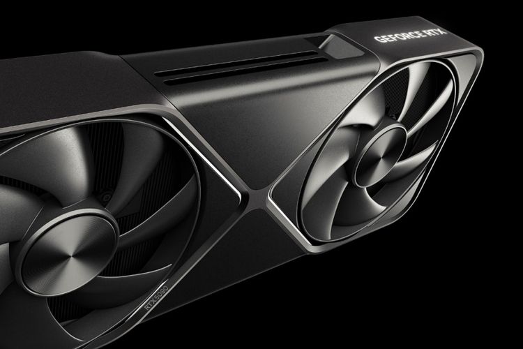 Ilustrasi GPU Nvidia GeForce RTX 5090.