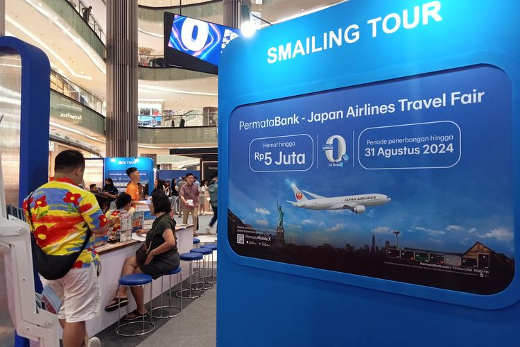 PermataBank X Japan Airlines Travel Fair digelar di Atrium 2, Ground Floor, Lippo Mall Puri, Jakarta Barat, Jumat (20/10/2023).