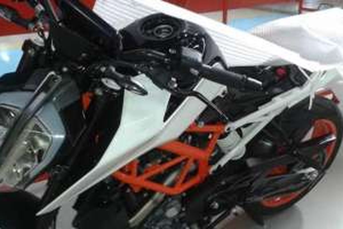 Bocoran tampang KTM Duke 390 model 2017.