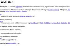 Situs Web Pertama di Dunia Dibuka 25 Tahun Lalu, Apa Isinya?