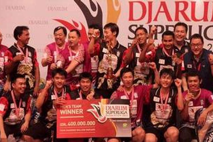PB Musica Champions keluar sebagai juara Djarum Superliga Badminton 2013