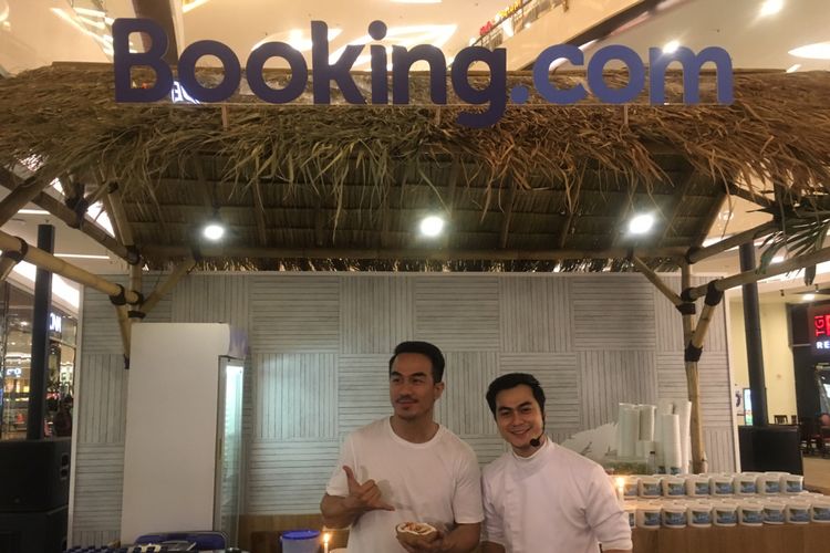 Acara Booking Pop-Up Food Stall di Lippo Mall Kemang, Jakarta Selatan, Jumat (16/11/2018). 