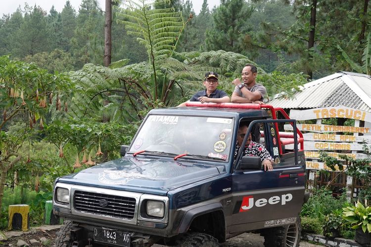 Kegiatan di Wisata Tani Rimba di bawah pengelolaan Kelompok Tani Hutan (KTH) Berkah Wana Guci
