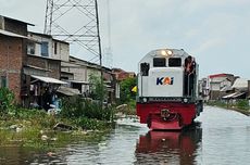 Terdampak Banjir, KA Pandalungan Kembali Terlambat 3 Jam ke Stasiun Jember