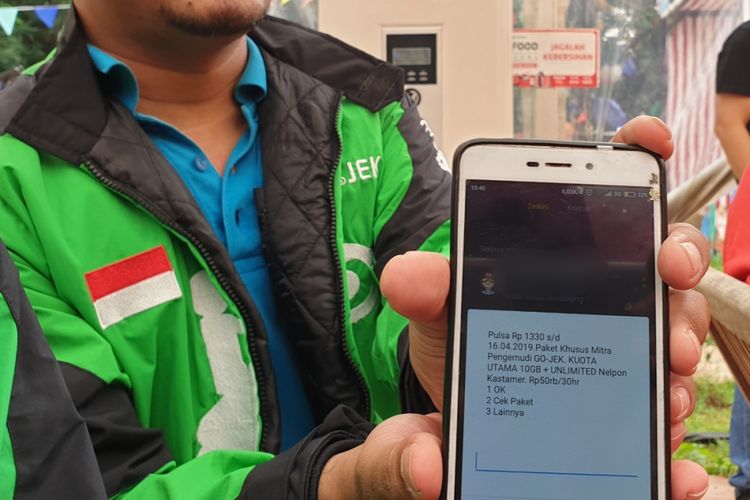 Menu USSD Gaspol Indosat khusus untuk driver Go-Jek.