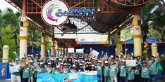 Dompet Dhuafa dan Duha Muslimwear Ajak 40 Anak Yatim Rekreasi ke Ancol
