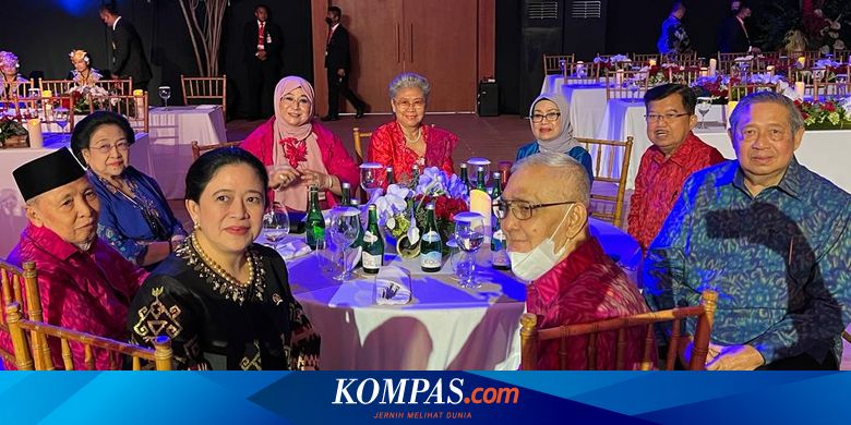 Cerianya Megawati dan SBY Saat Ikuti Jamuan Makan Malam G20