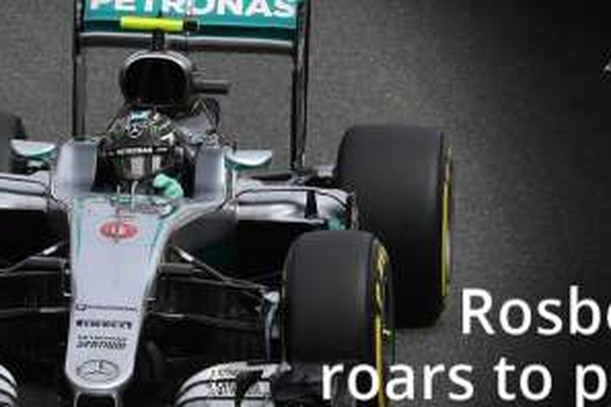 Nico Rosberg Kualifikasi F1 China