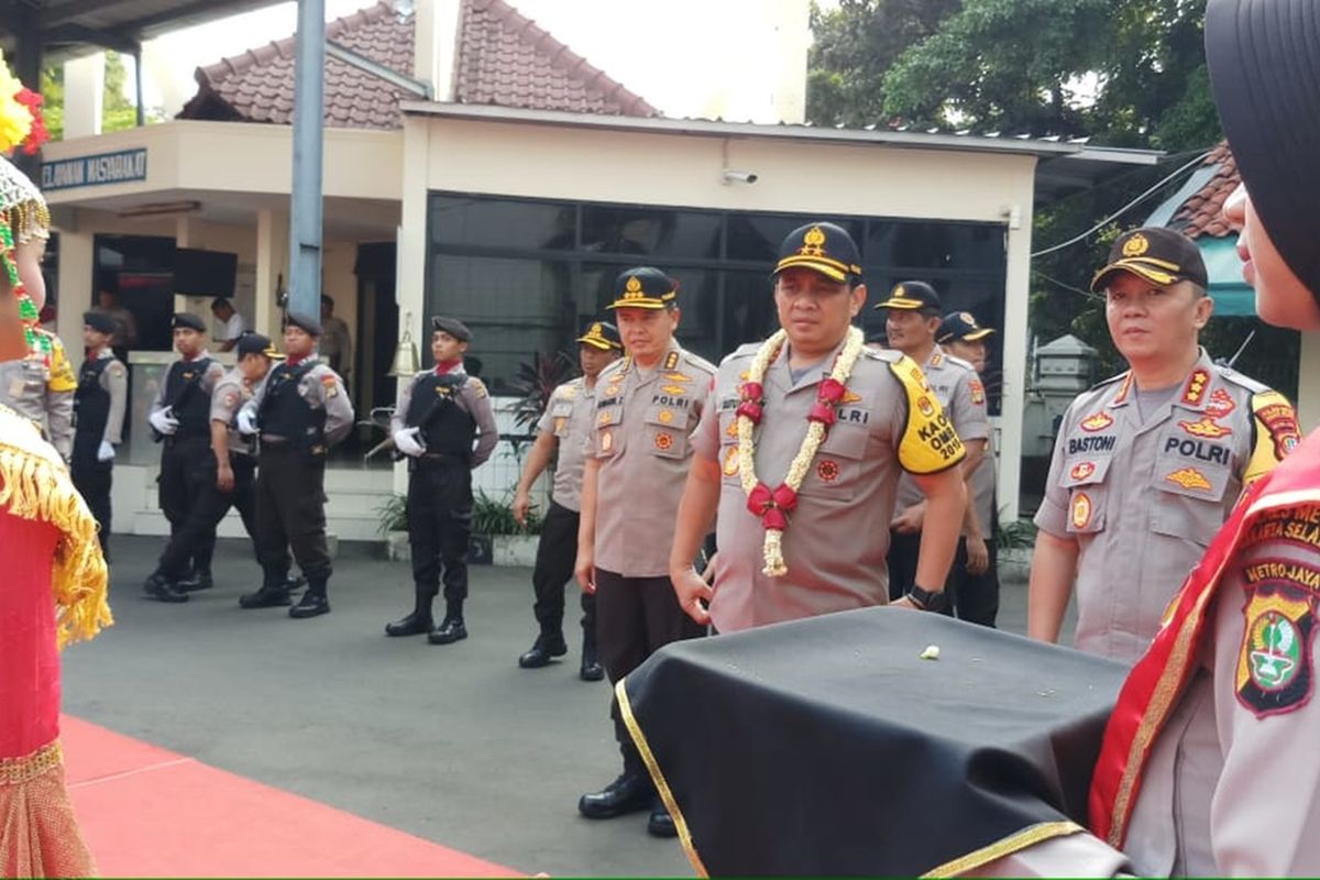 Kapolda Metro Jaya, Gatot Eddy Pramono, di Mapolres Metro Jakarta Selatan, Senin (2/9/2019)