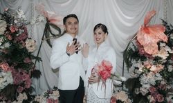 Gaya Elegan Adhisty Zara dan Tsaqib di Hari Pernikahan, Pakai Baju Pengantin Bernuansa Putih