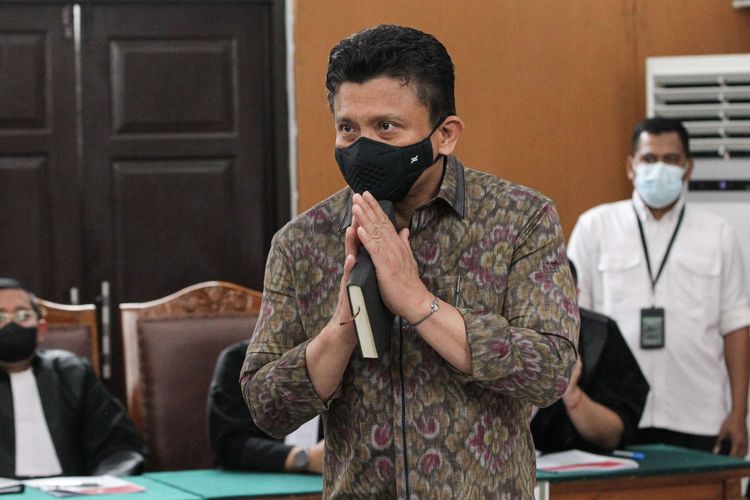 Foto stok: Terdakwa pembunuhan berencana terhadap Nofriansyah Yosua Hutabarat atau Brigadir J, Ferdy Sambo jalani sidang.