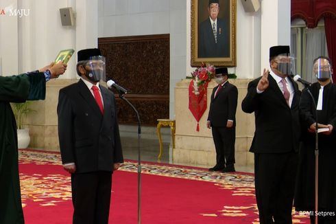Di Hadapan Jokowi, 6 Menteri dan 5 Wamen Baru Ucapkan Sumpah Jabatan
