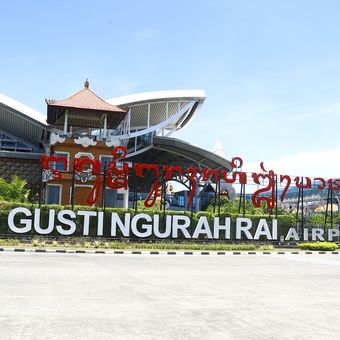 Ilustrasi Bandara Internasional Ngurah Rai Bali. 