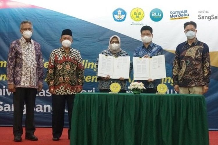 KT&G Sangsang Univ Indonesia bersinergi dengan Universitas Negeri Jakarta (UNJ) melakukan penandatanganan nota kesepahaman atau MoU pendirian ?Univ Zone? dilaksanakan pada 7 Januari 2022 di Universitas Negeri Jakarta.