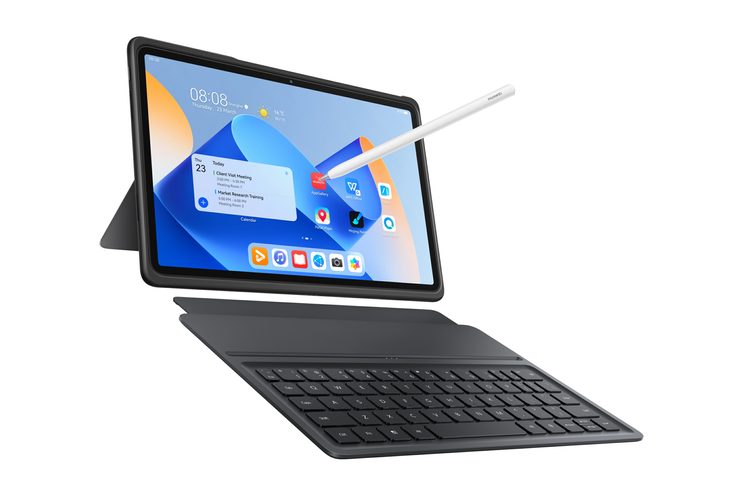 Huawei MatePad 11 2023 mendukung keyboard fisik dan stylus.