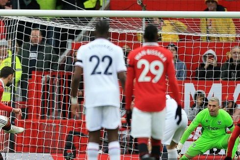 HT Man United Vs Crystal Palace 1-0: Penalti Fernandes Bawa Setan Merah Unggul
