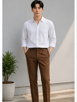 Celana coklat cocok dipadukan dengan warna apa? Simak 10 kombinasi terbaik untuk tampilan stylish di berbagai suasana.