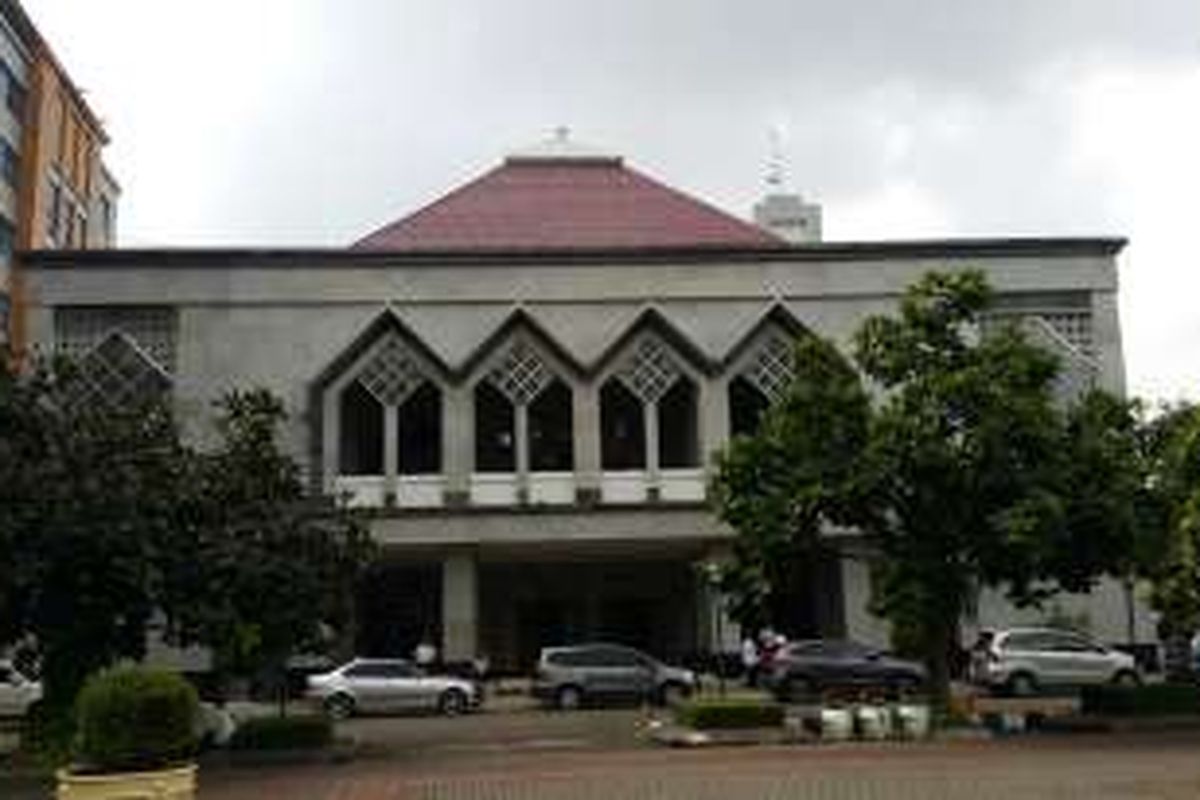 Masjid Al Fauz di Kantor Wali Kota Jakarta Pusat. Foto diambil Rabu (11/1/2017).