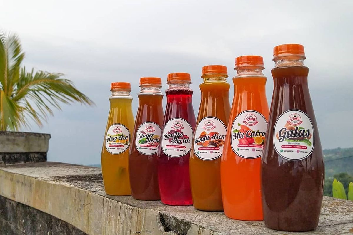 Produk Jamu Deka berupa racikan yang siap minum