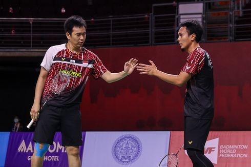 Thailand Open, Ahsan Sudah Alami Masalah pada Kakinya sejak Pekan Lalu