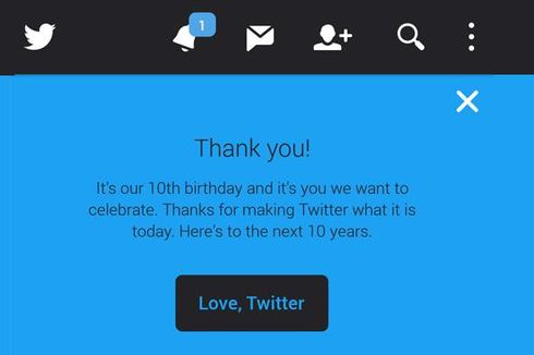 Twitter Genap 10 Tahun, Selamat Ulang Tahun!