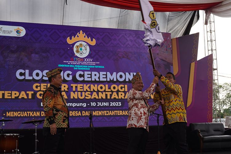 Peresmian Nusa Tenggara Barat sebagai tuan rumah Gelar Teknologi Tepat Guna (TTG) Nusantara XXV 2024.