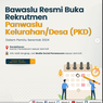 Jadwal dan Persyaratan Pendaftaran Panwaslu Kelurahan Pemilu 2024
