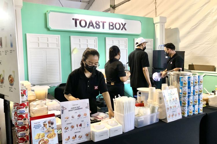 Toast Box, street food Singapura