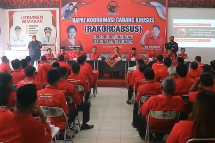 Gelar Rakorcabsus, PDI-P Kebumen Usulkan Bambang Pacul Jadi Cagub Jateng