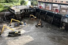 "Flushing" 2 Bendungan di Blitar, Warga Diimbau Jauhi Sungai Brantas