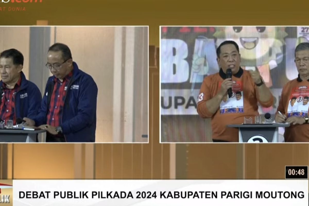 Debat Pilkada Parigi Moutong Diwarnai Kericuhan