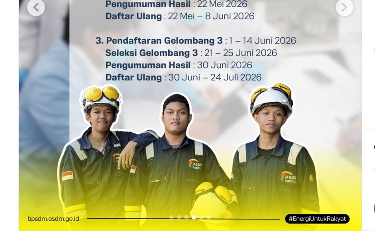 Jadwal Penerimaan Maba PEP Bandung 2026, Kampus Vokasi Kementerian ESDM